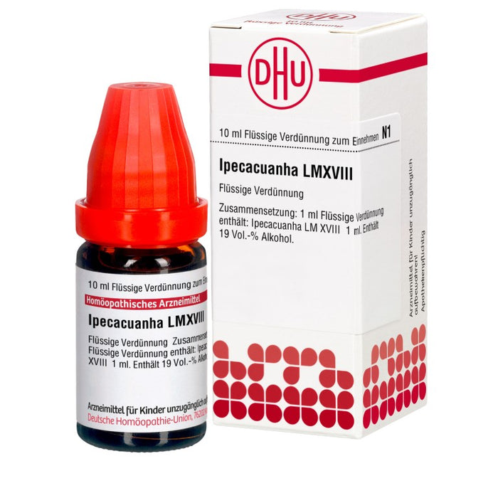 Ipecacuanha LM XVIII DHU Dilution, 10 ml Lösung