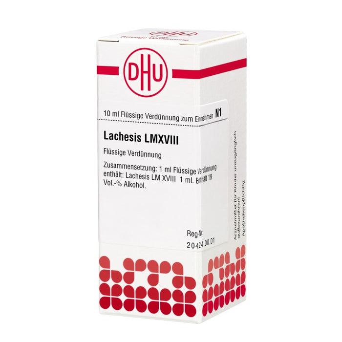 DHU Lachesis LM XVIII Dilution, 10 ml Lösung