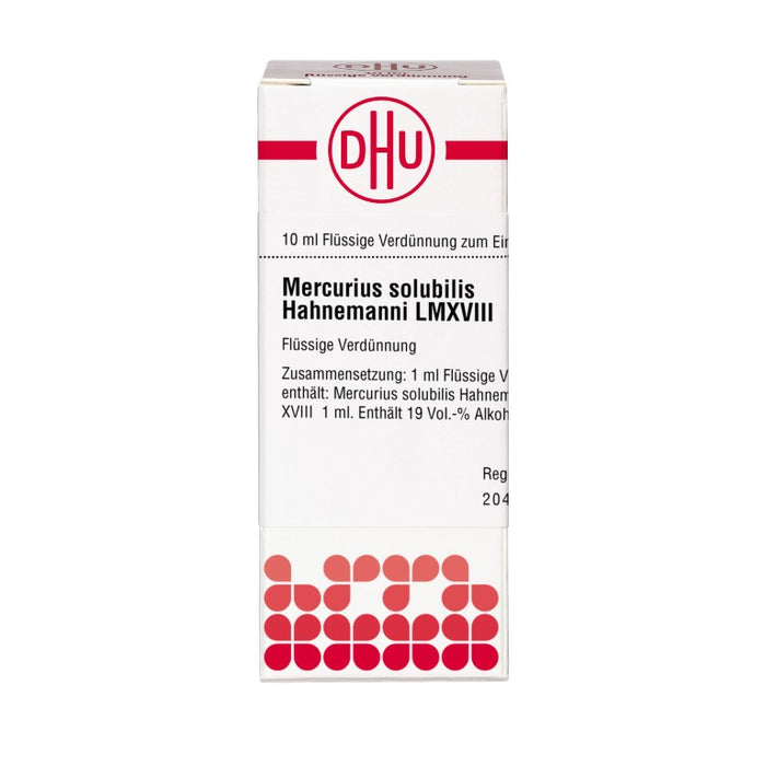 Mercurius solubilis Hahnemanni LM XVIII Dilution, 10 ml Lösung