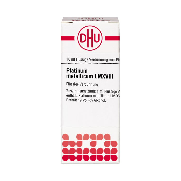 Platinum metallicum LM XVIII DHU Dilution, 10 ml Lösung