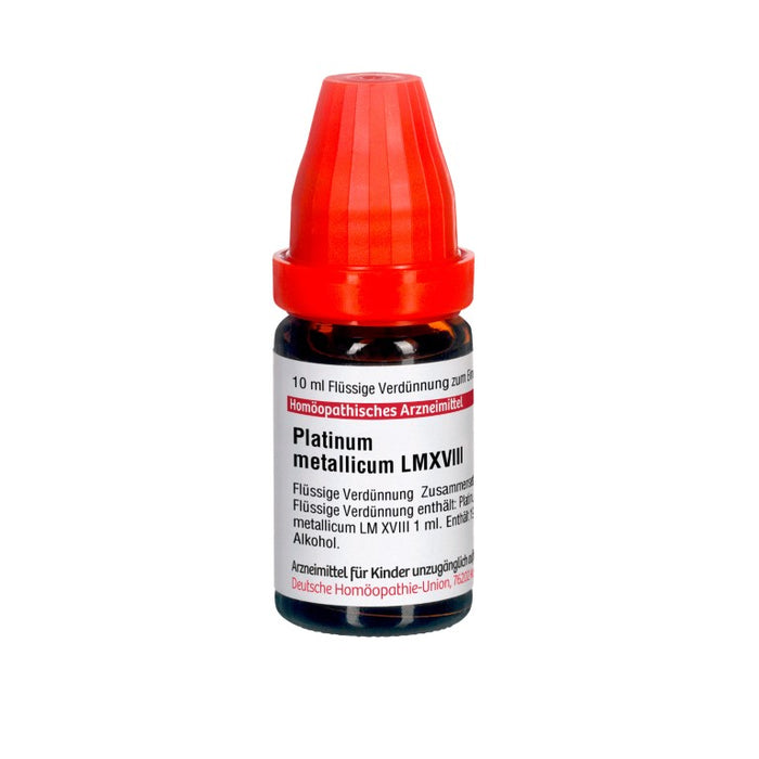 Platinum metallicum LM XVIII DHU Dilution, 10 ml Lösung