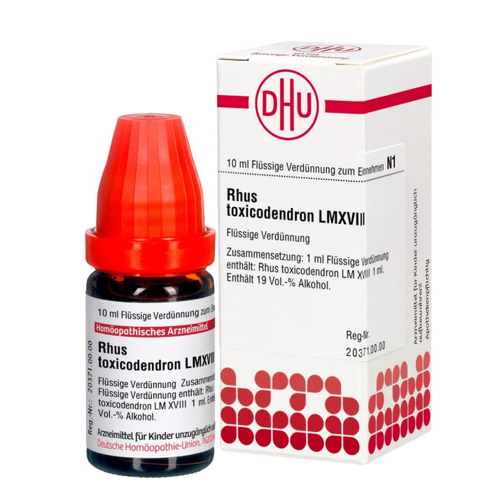 DHU Rhus toxicodendron LM XVIII Dilution, 10 ml Lösung