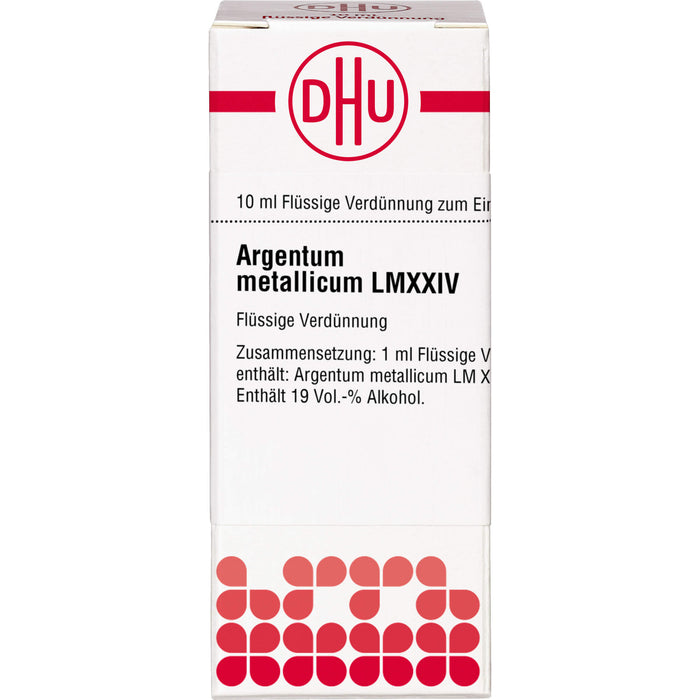 Argentum metallicum LM XXIV DHU Dilution, 10 ml Lösung