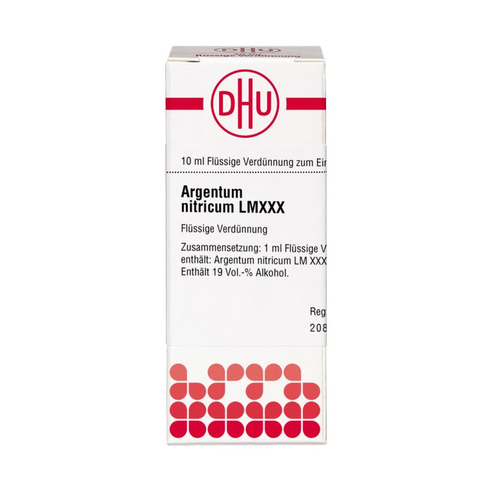 Argentum nitricum LM XXX DHU Dilution, 10 ml Lösung