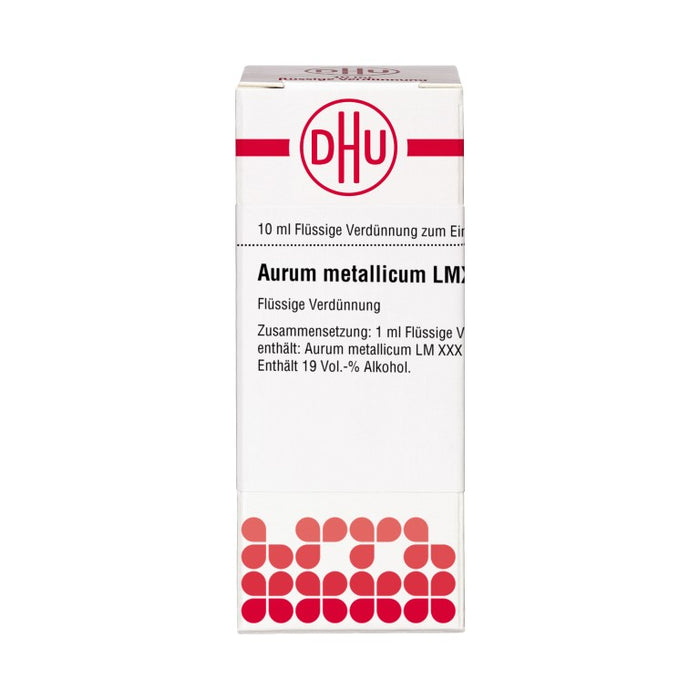 DHU Aurum metallicum LM XXX Dilution, 10 ml Lösung