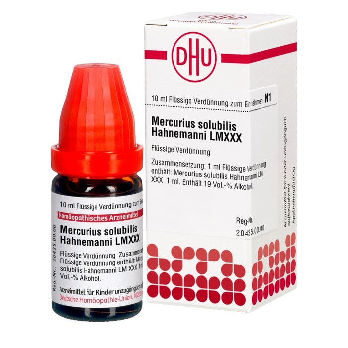 Mercurius solubilis Hahnemanni LM XXX DHU Dilution, 10 ml Lösung