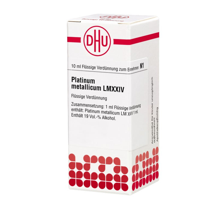 Platinum metallicum LM XXIV DHU Dilution, 10 ml Lösung