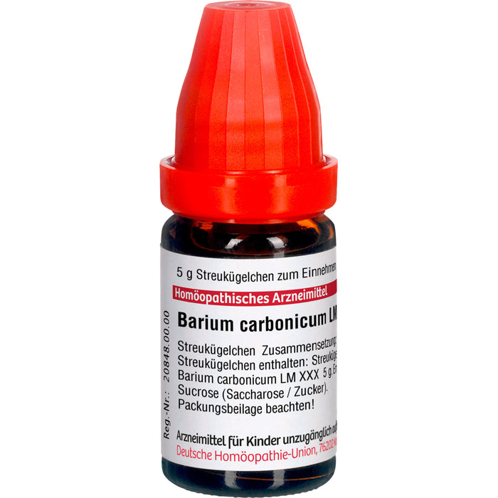 Barium carbonicum LM XXX DHU Globuli, 5 g Globuli