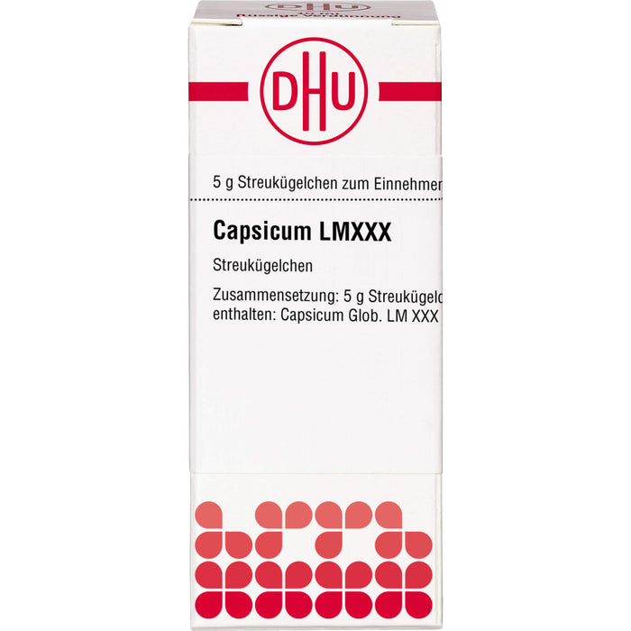 DHU Capsicum LM XXX Streukügelchen, 5 g Globules