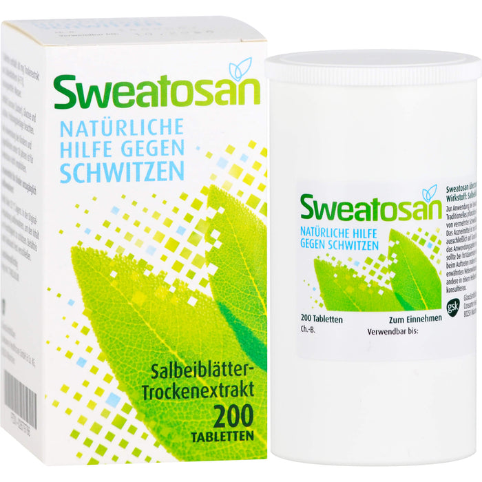 Sweatosan, überzogene Tabletten, 200 pc Tablettes