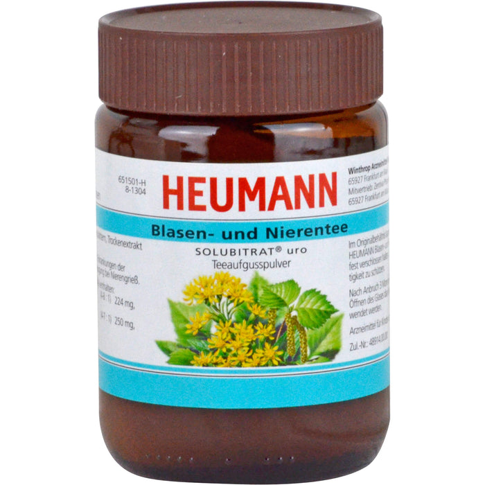 HEUMANN Blasen- und Nierentee Solubitrat uro Teeaufgusspulver, 60 g Tee