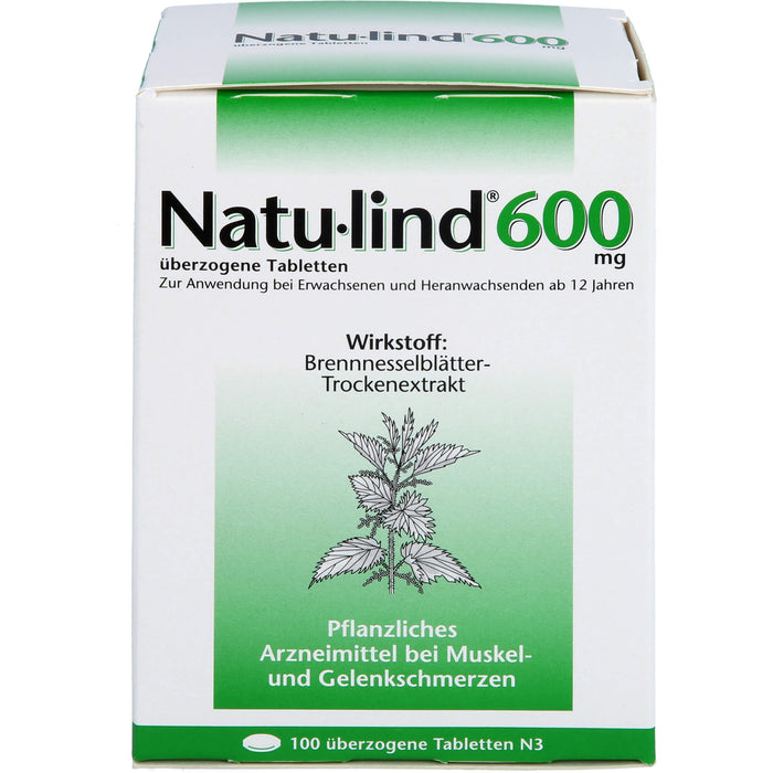 Natu-lind 600 mg, überzogene Tabletten, 100 St UTA