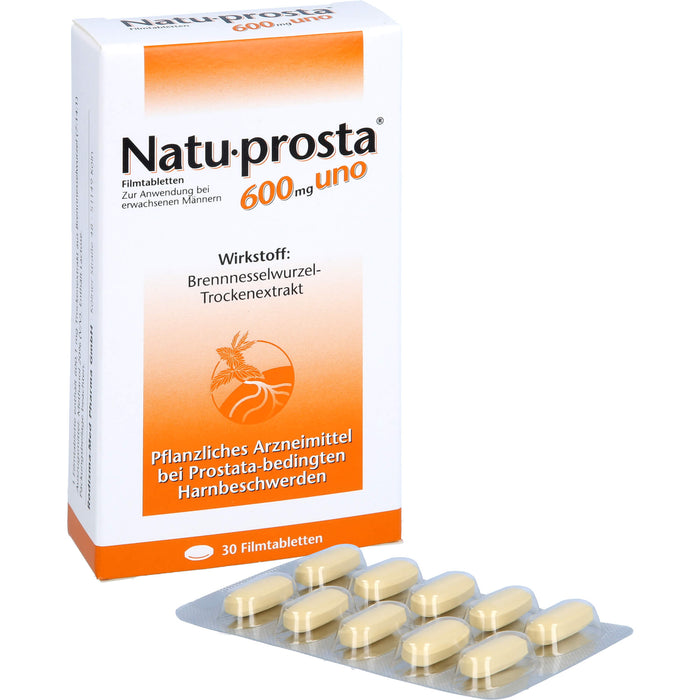 Natu-prosta 600 mg uno, Filmtabletten, 30 St FTA