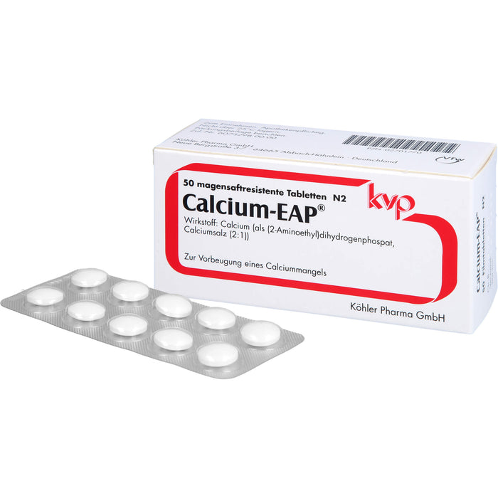 Calcium-EAP Filmtabletten zur Vorbeugung eines Calciummangels, 50 St. Tabletten