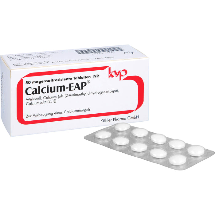 Calcium-EAP Filmtabletten zur Vorbeugung eines Calciummangels, 50 St. Tabletten