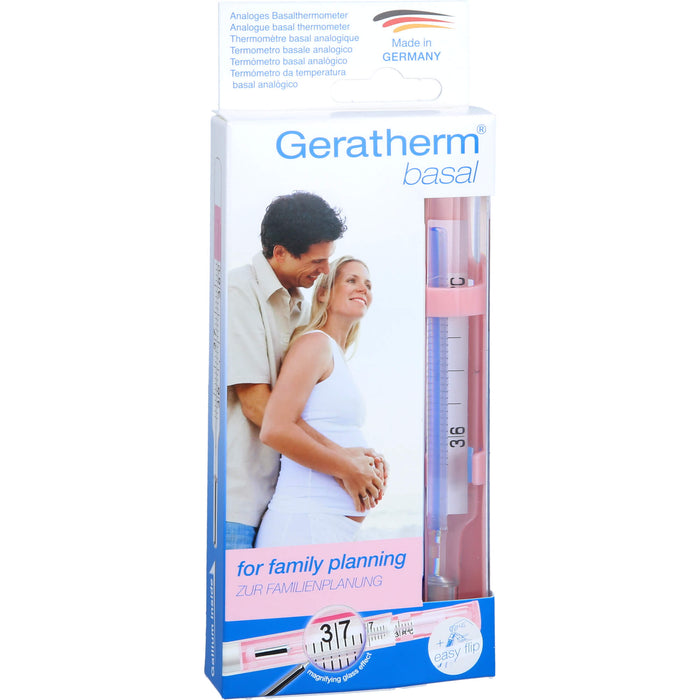 Geratherm basal analoges Basalthermometer, 1 pc thermomètre clinique