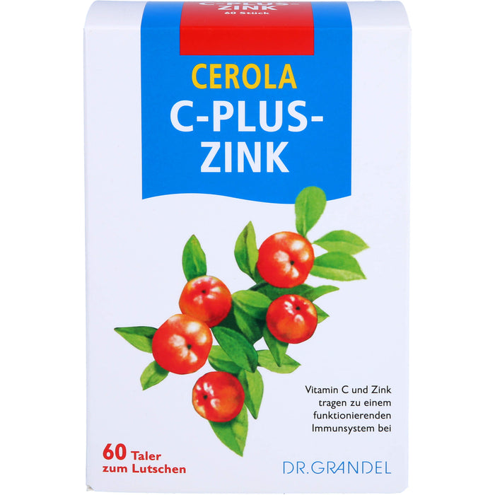 CEROLA C-Plus-Zink Taler, 60 St. Tabletten