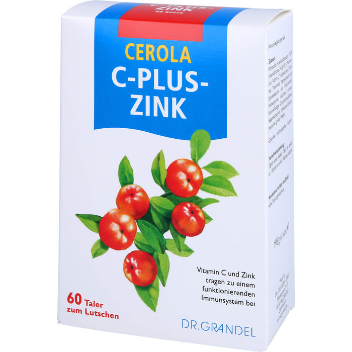 CEROLA C-Plus-Zink Taler, 60 pc Tablettes