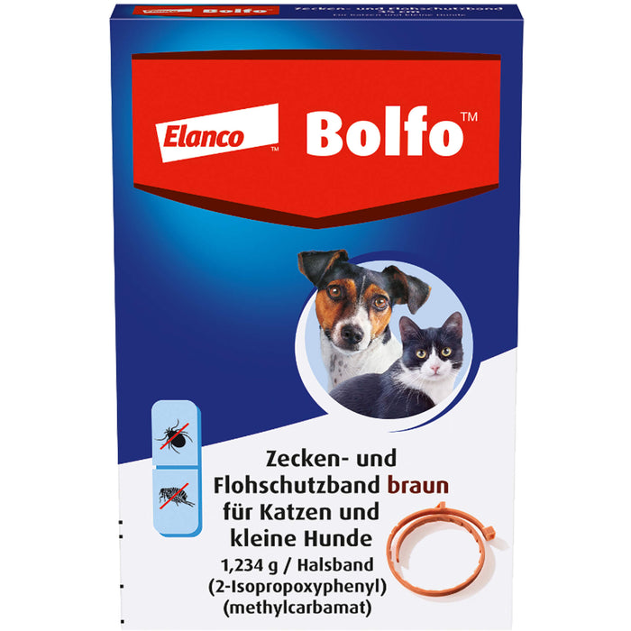 Bolfo Zecken- und Flohschutzband für Katzen und kleine Hunde, 1 pc Ampoules