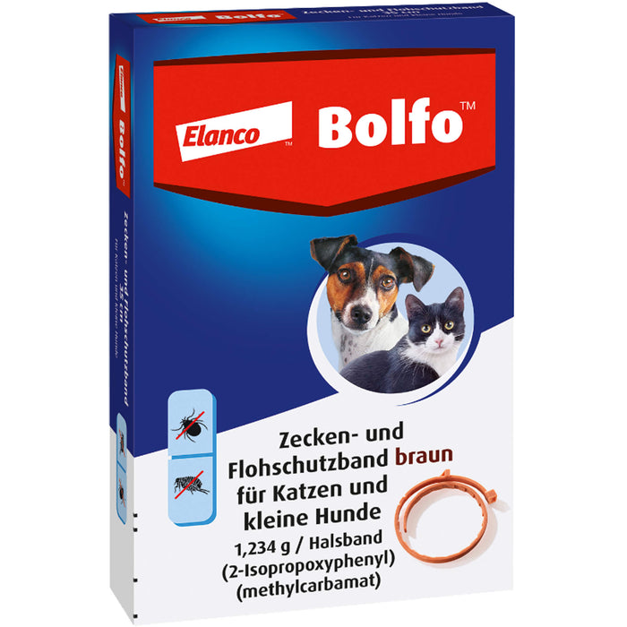 Bolfo Zecken- und Flohschutzband für Katzen und kleine Hunde, 1 pcs. Ampoules