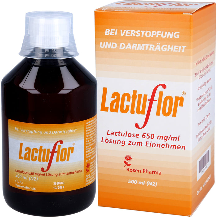 Lactuflor, Lactulose 650 mg/ml Lösung zum Einnehmen, 500 ml LSE