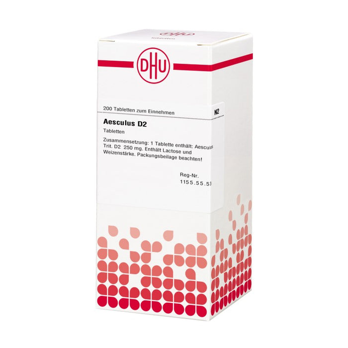 DHU Aesculus D2 Tabletten, 200 St. Tabletten