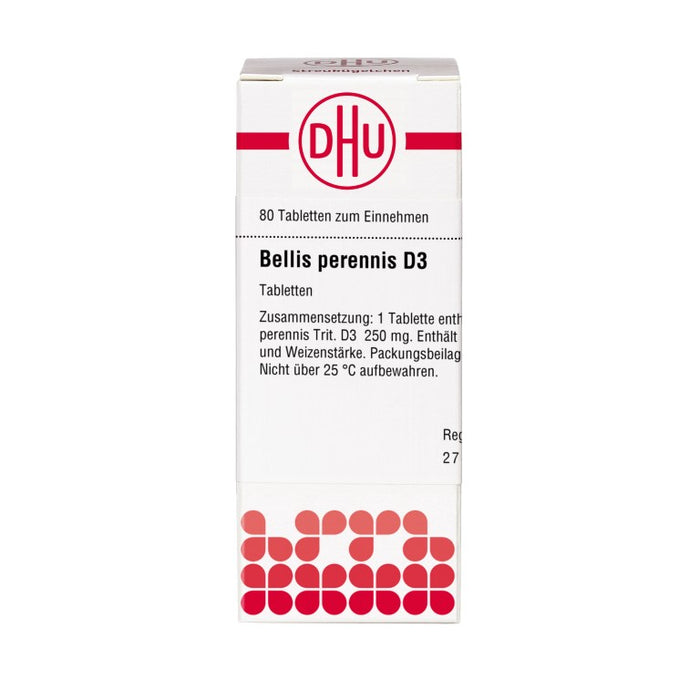 DHU Bellis perennis D3 Tabletten, 80 St. Tabletten