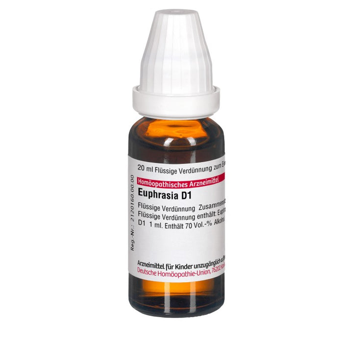 Euphrasia D1 DHU Dilution, 20 ml Lösung