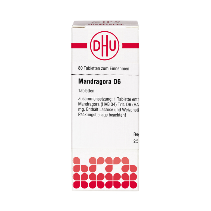 DHU Mandragora D6 Tabletten, 80 pc Tablettes