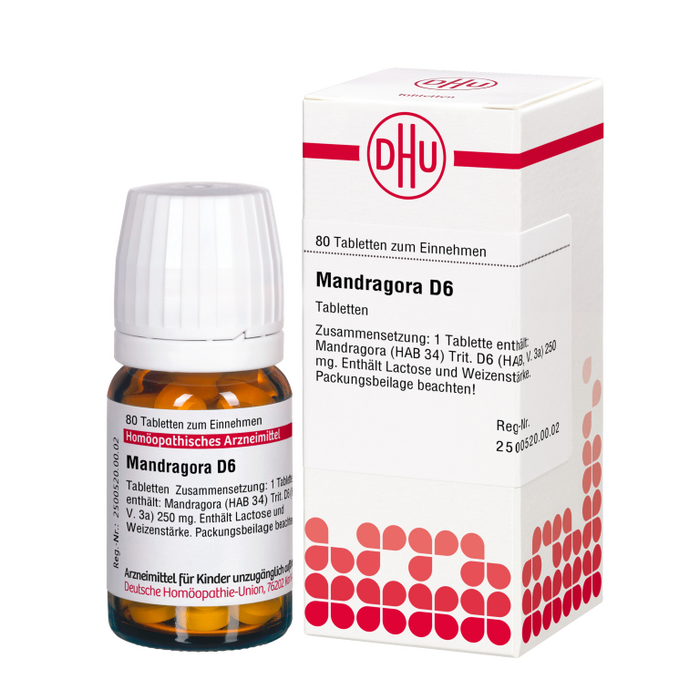 DHU Mandragora D6 Tabletten, 80 pc Tablettes