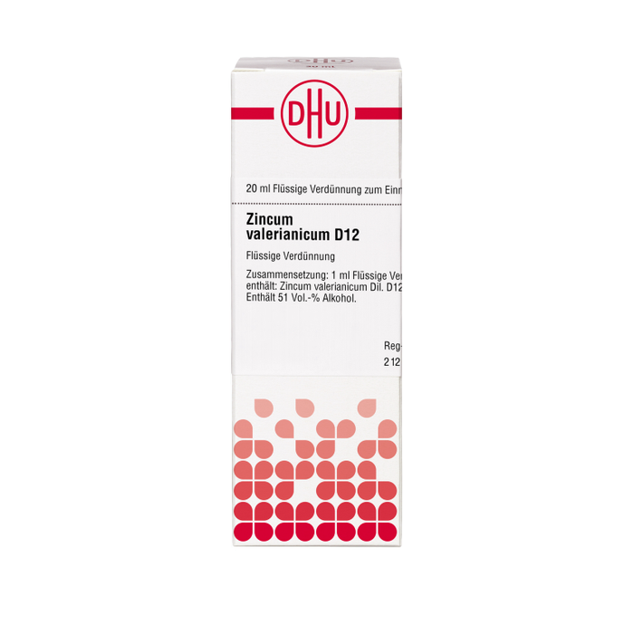 DHU Zincum valerianicum D12 Dilution, 20 ml Lösung