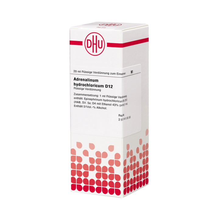 DHU Adrenalinum hydrochloricum D12 Dilution, 20 ml Lösung