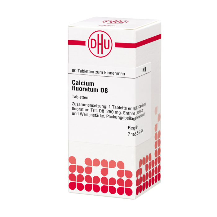 DHU Calcium fluoratum D8 Tabletten, 80 pc Tablettes