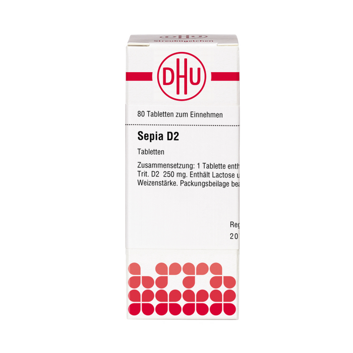 DHU Sepia D2 Tabletten, 80 St. Tabletten