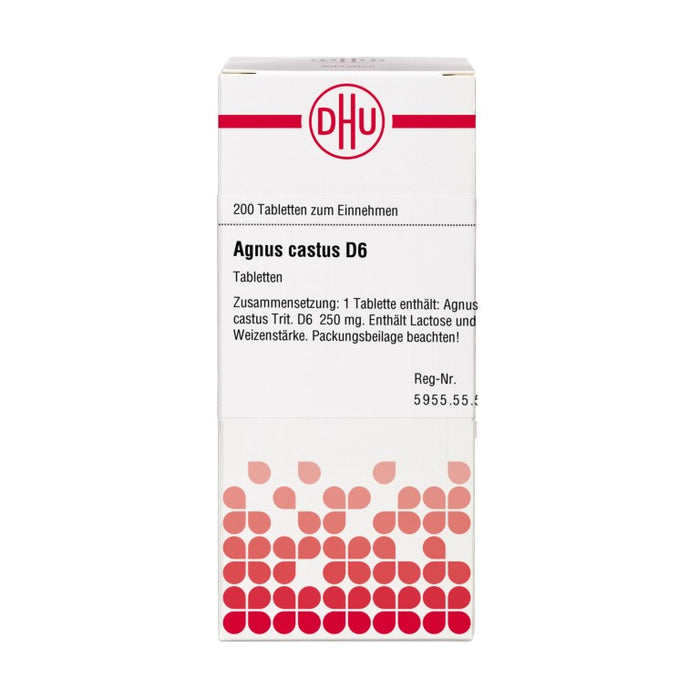 DHU Agnus castus D6 Tabletten, 200 St. Tabletten