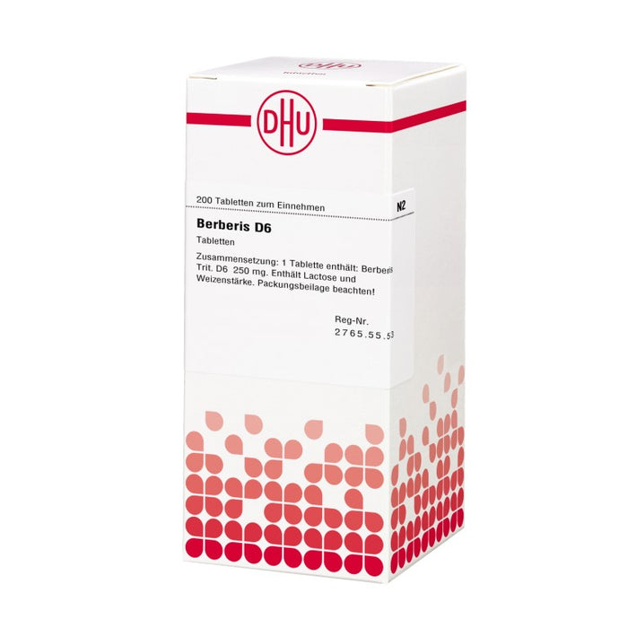 DHU Berberis D6 Tabletten, 200 St. Tabletten