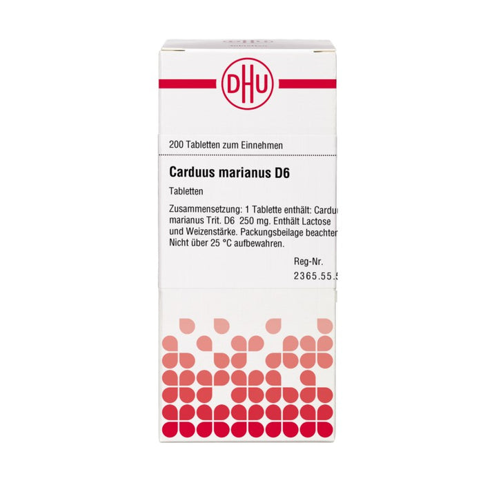 DHU Carduus marianus D6 Tabletten, 200 St. Tabletten