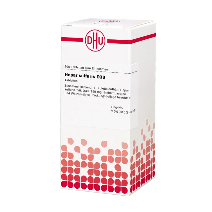 DHU Hepar sulfuris D30 Tabletten, 200 St. Tabletten