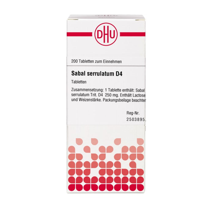 Sabal serrulatum D4 DHU Tabletten, 200 St. Tabletten