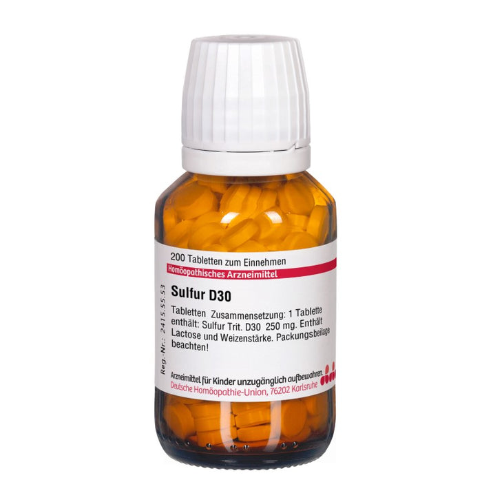 DHU Sulfur D30 Tabletten, 200 St. Tabletten