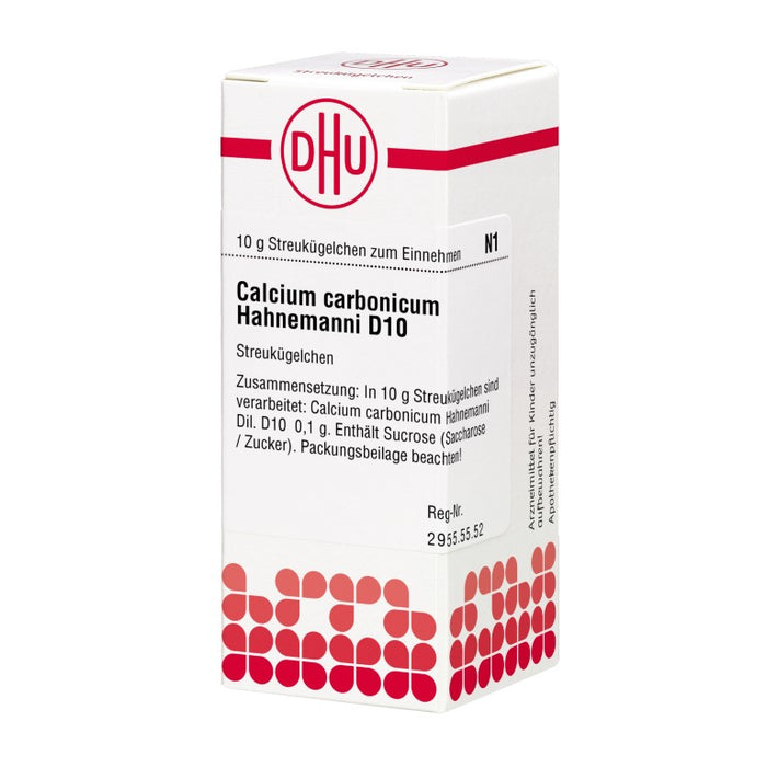 DHU Calcium carbonicum Hahnemanni D10 Streukügelchen, 10 g Globules