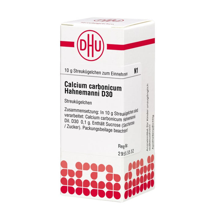 DHU Calcium carbonicum Hahnemanni D30 Streukügelchen, 10 g Globuli