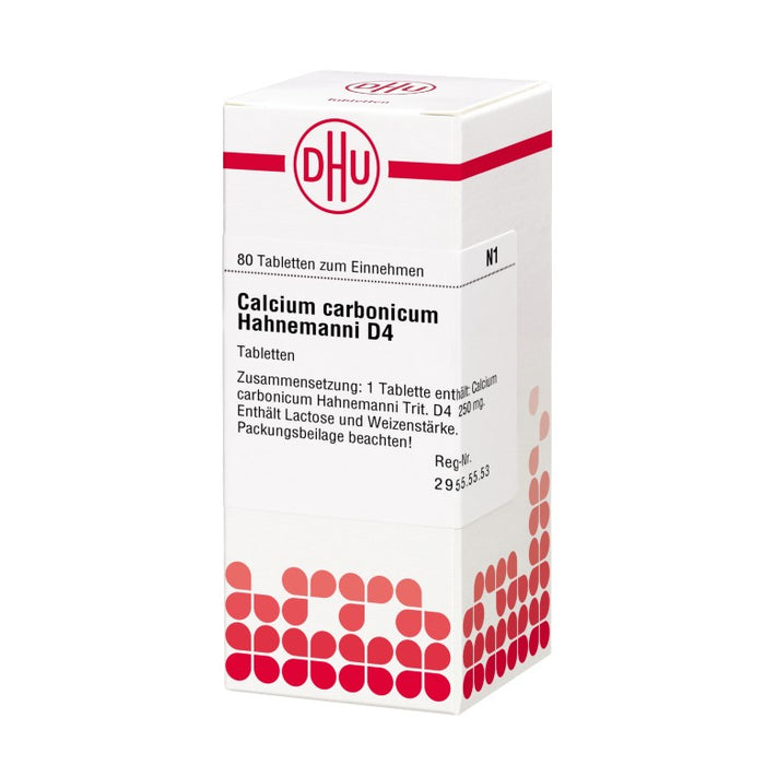 DHU Calcium carbonicum Hahnemanni D4 Tabletten, 80 St. Tabletten