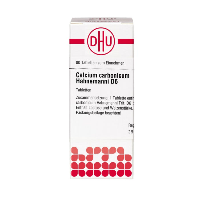 DHU Calcium carbonicum Hahnemanni D6 Tabletten, 80 pcs. Tablets