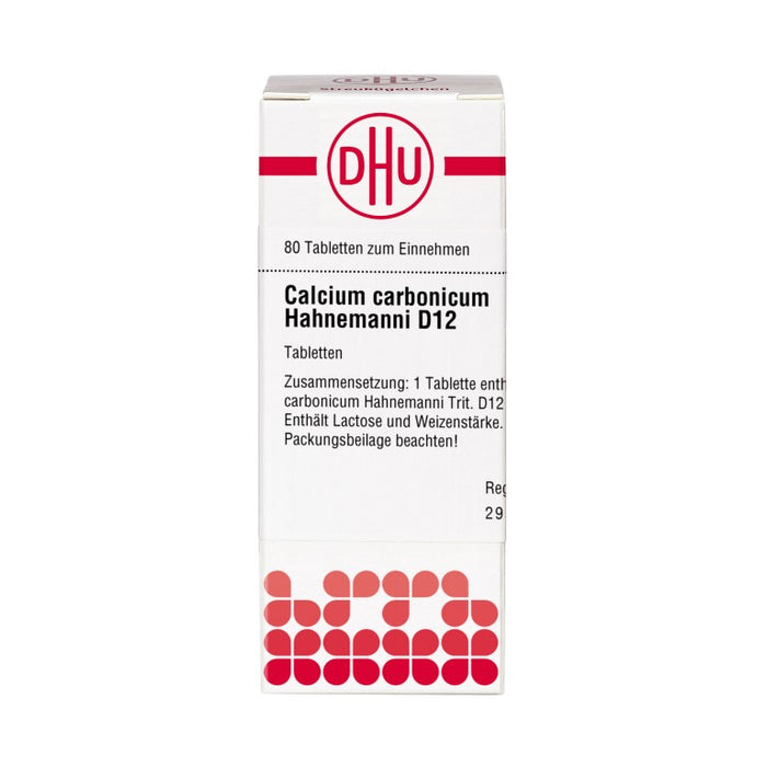 DHU Calcium Carbonicum Hahnemanni D 12 Tabletten, 80 St. Tabletten