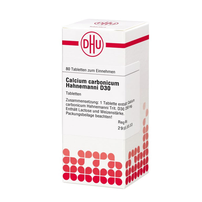 DHU Calcium carbonicum Hahnemanni D30 Tabletten, 80 pcs. Tablets