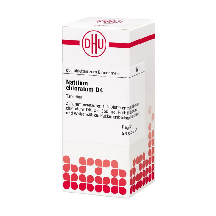 Natrium chloratum D4 DHU Tabletten, 80 St. Tabletten