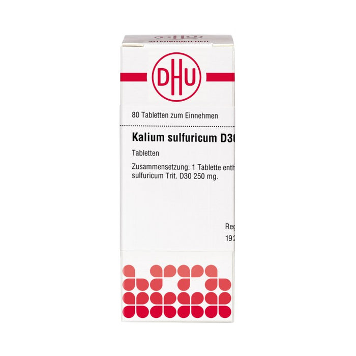 Kalium sulfuricum D30 DHU Tabletten, 80 St. Tabletten