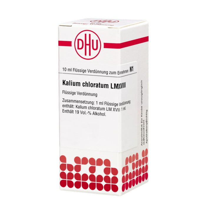 Kalium chloratum XVIII DHU Dilution, 10 ml Lösung