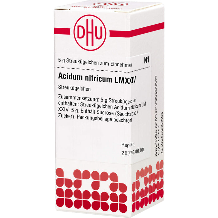 Acidum nitricum LM XXIV DHU Globuli, 5 g Globuli